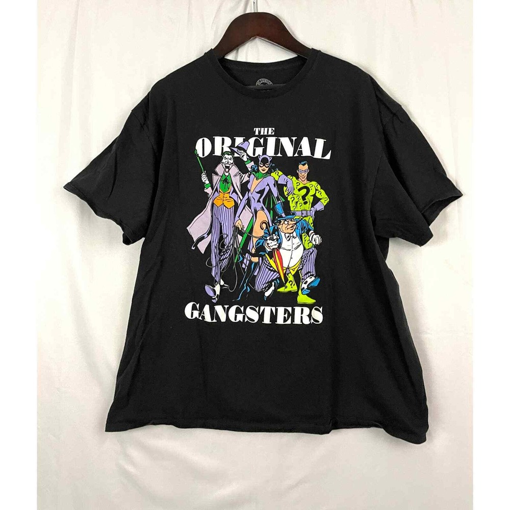 Dc Comics Mens Original Gangsters Graphic T-Shirt‎ 2XL Men's